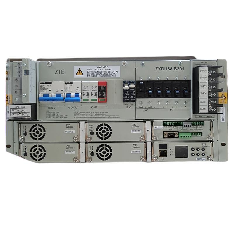 中兴ZXDU68 B201 V5.0 嵌入式通信直流电源系统 48V200A 交转直电源OLT